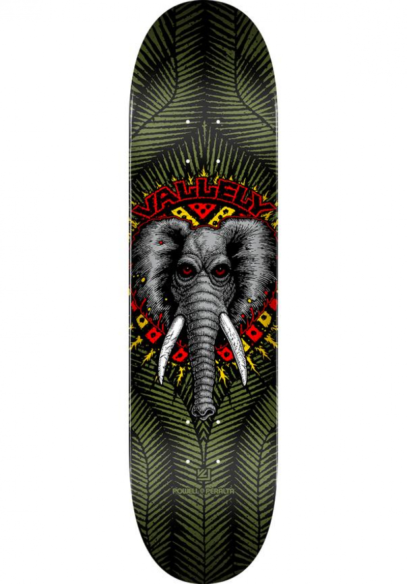 Powell Peralta 8,25" Vallely Elephant olive Skateboard Deck